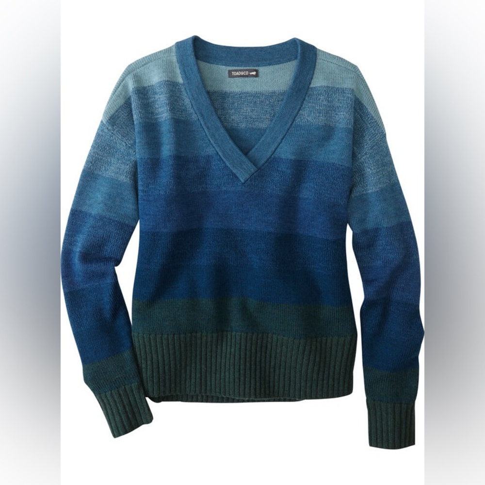 Toad & co Speak Up V Neck Sweater